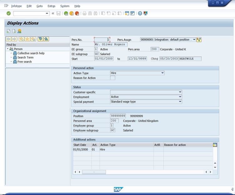 SAP Customer Specific Status