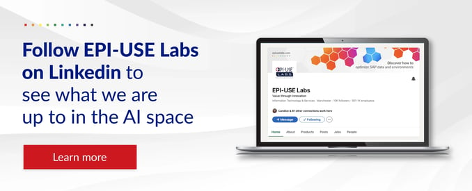 Follow our LinkedIn account to learn more about what we do for SAP and AI